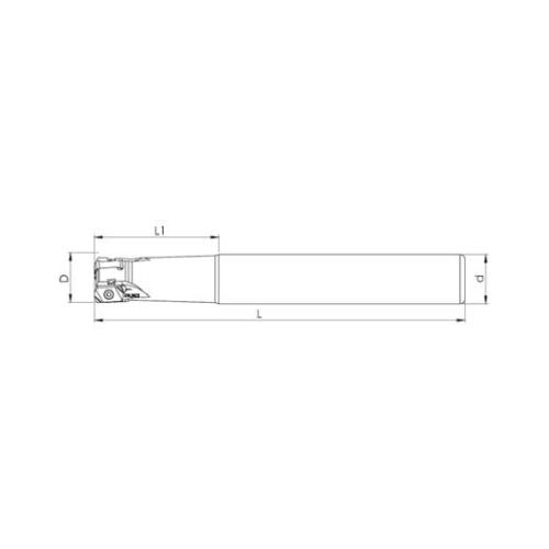 Heikenei Lnmu 0303 Tngly Silindirik Saplı Takma Uçlu High Feed Freze