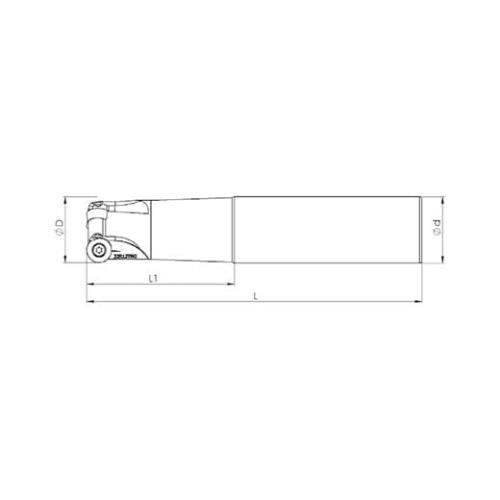Heikenei Rpmt 1204 Tngly Silindirik Saplı Takma Uçlu High Feed Freze