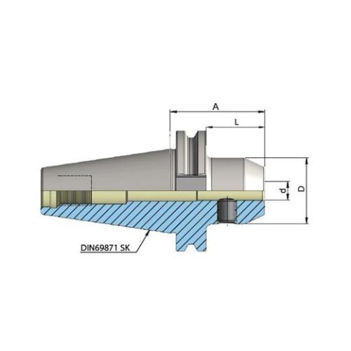 Heikenei SK50 Veldon Tutucu Din69871