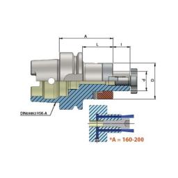 Heikenei HSK100-A İçten Soğutmalı Kombine Malafa Din69893-1