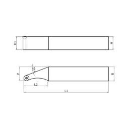 Heikenei Srhcr Rcmt 0803/10T3/1204 Dış Çap Tornalama Kateri